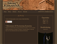 Tablet Screenshot of kamarina.se